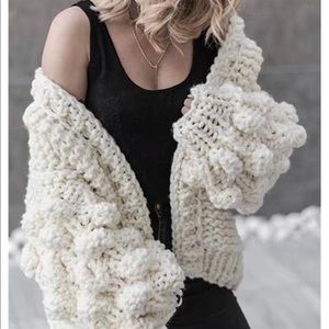 Wishlist/VICI Bubble Sleeve Cardigan